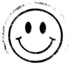 a stamp of a smiley face